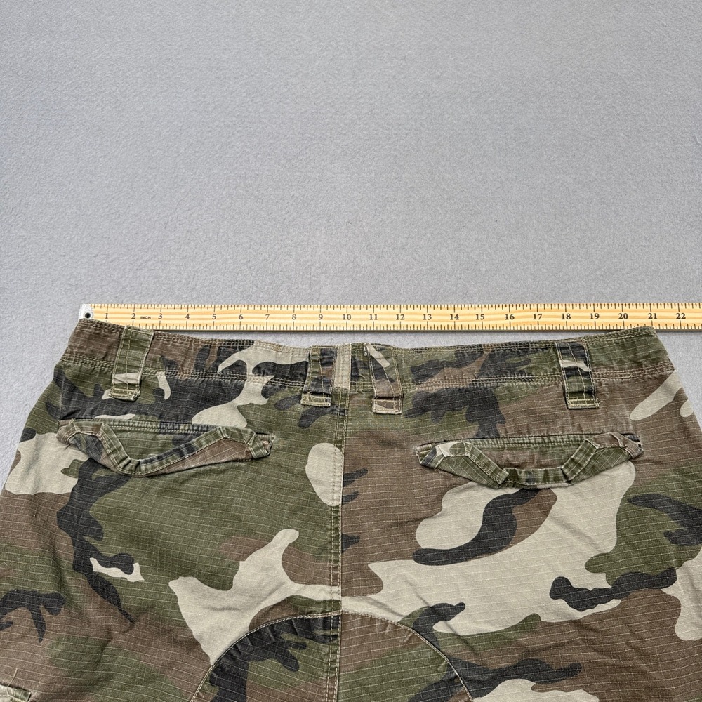 CSG Cargo Shorts Men's 42 Green Camo Ripstop Relaxed Military Hunting Outdoor - Picture 3 of 6